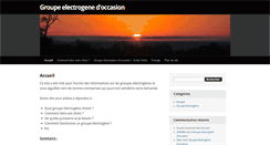 Desktop Screenshot of groupes-electrogenes-dg.com